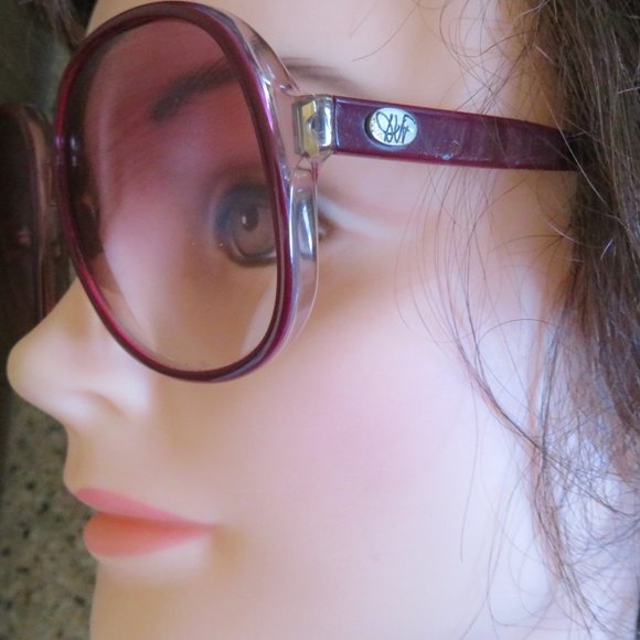 Diane Von Furstenberg Caribbea 610 Sunglasses Made in France (141J) - Picture 3 of 10